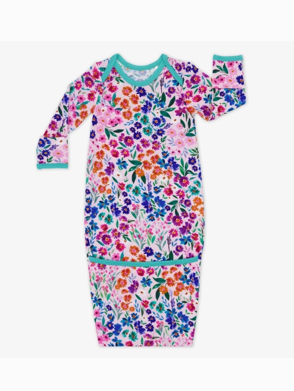 Little Sleepies Sweet Pea Gown NWT